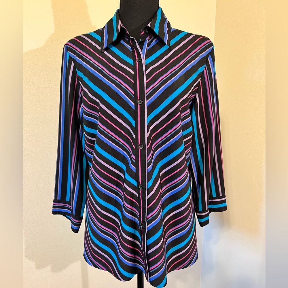 Notations 3/4 Sleeve Blouse